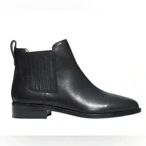 MADEWELL | Women's Ainsley Chelsea Black Leather Boots Size 6